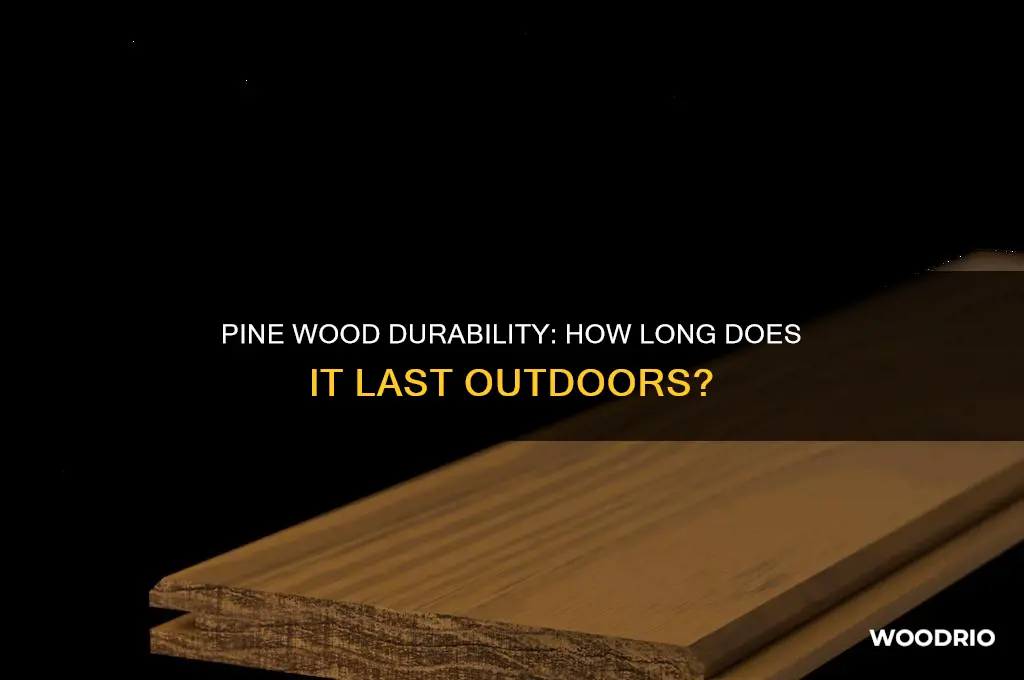 how long does pine wood last outdoors