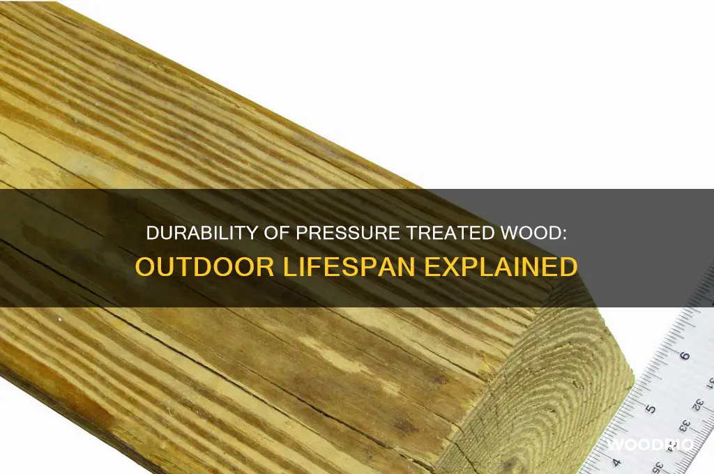 how long does pressure treated wood last outside