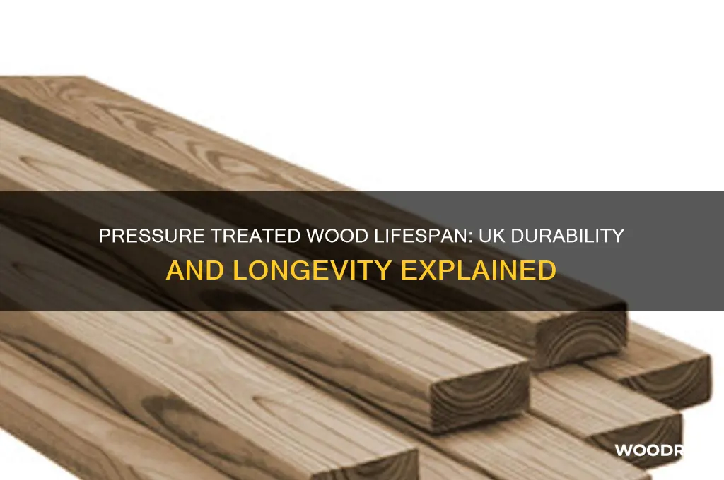 how long does pressure treated wood last uk