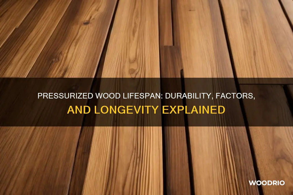how long does pressurized wood actually last