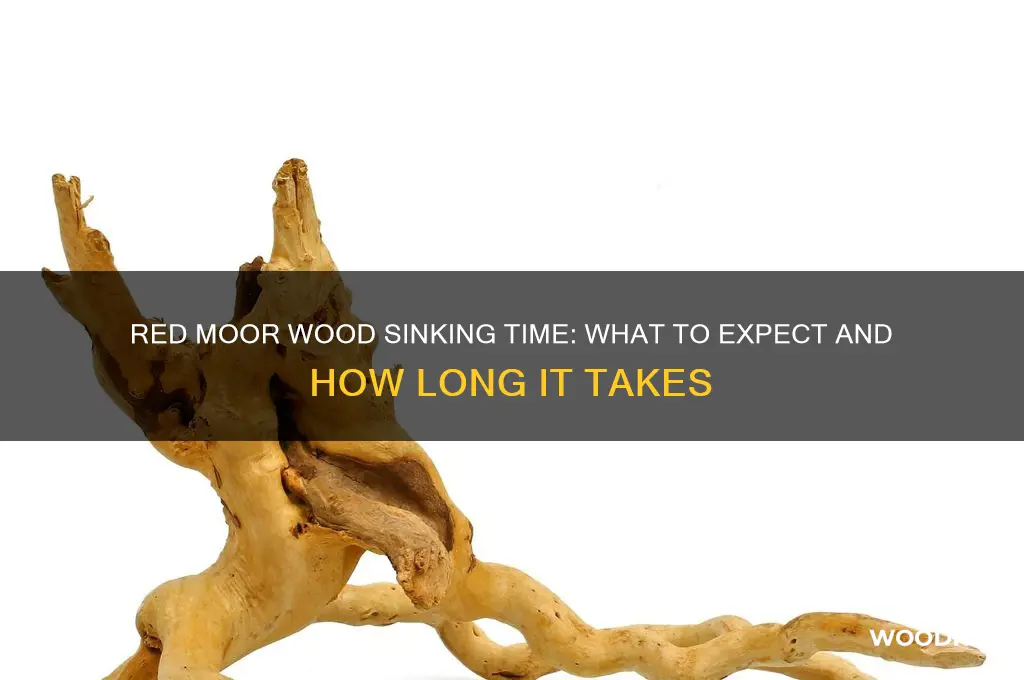 how long does red moor wood take to sink