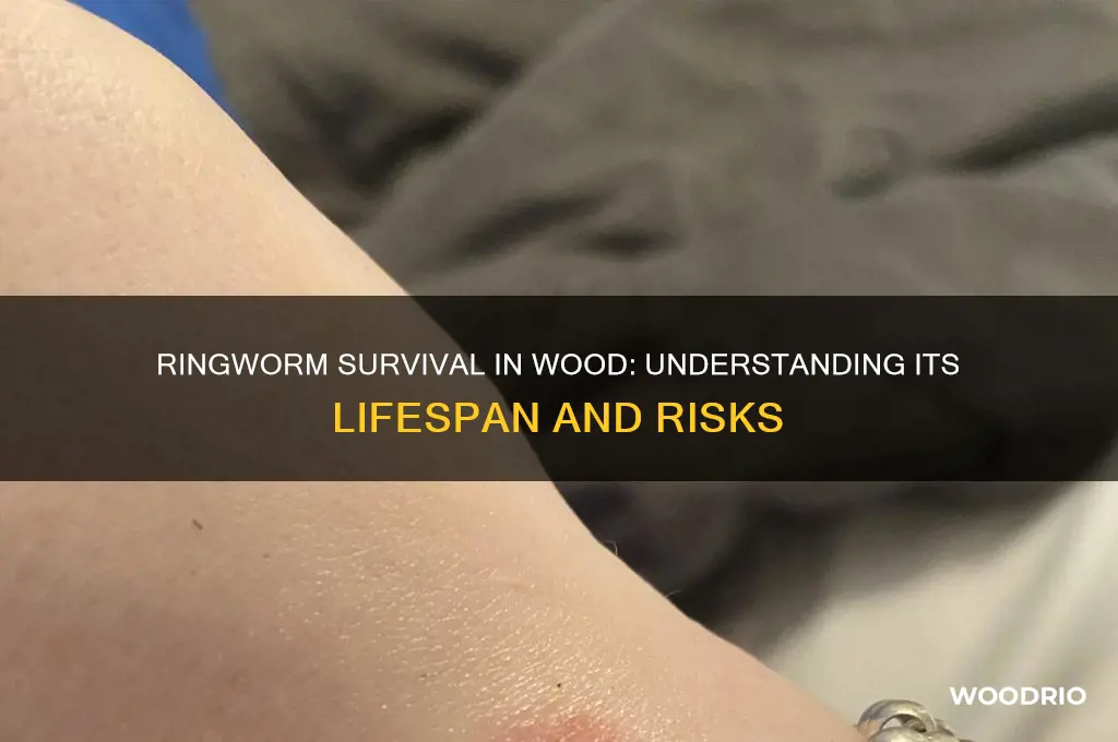 how long does ringworm live in wood