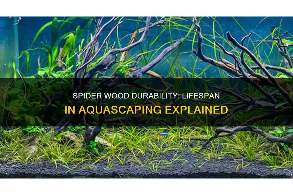 how long does spider wood last aquascape