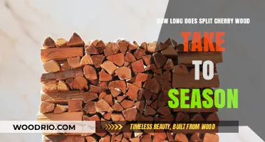 Seasoning Split Cherry Wood: Timeframe for Optimal Results Explained
