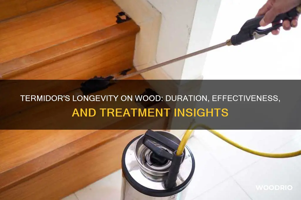 how long does termidod last on wood