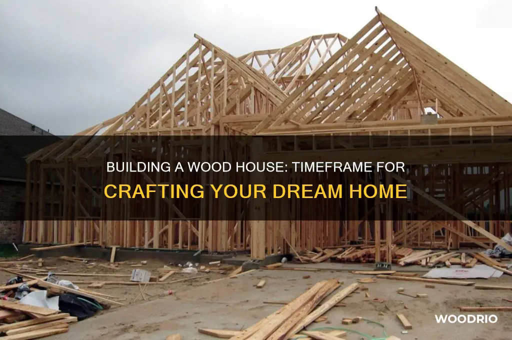 how long does to make wood house from scratch