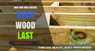 Treated Deck Wood Lifespan: Factors Affecting Durability and Longevity