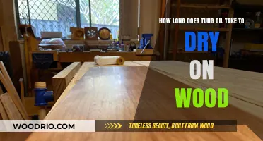 Tung Oil Drying Time: How Long Does It Take on Wood?
