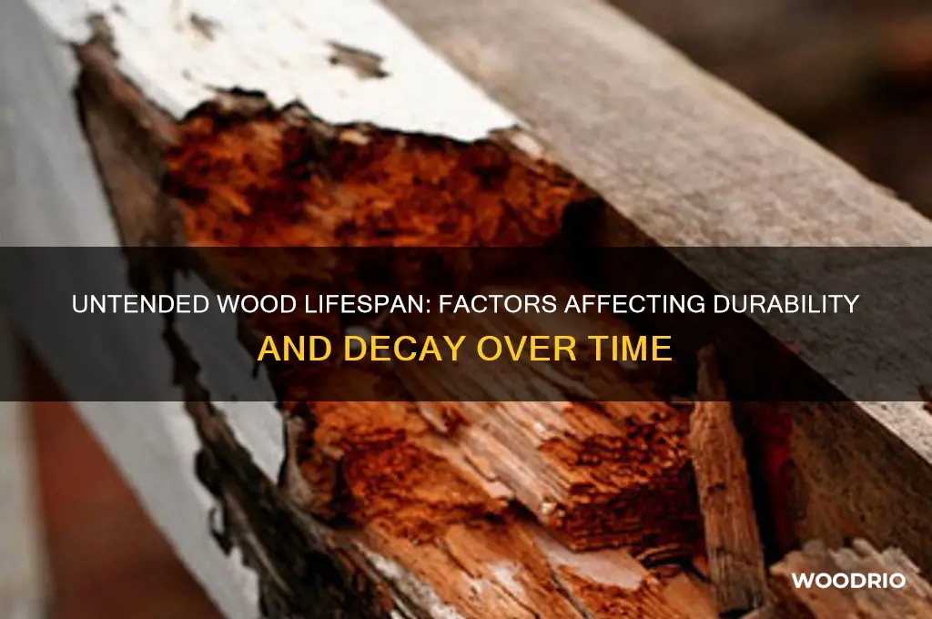 how long does untended wood last