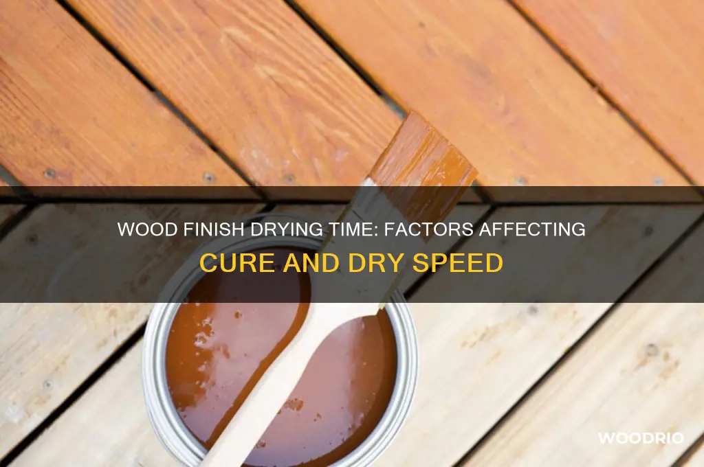 how long does wood finish take to dry