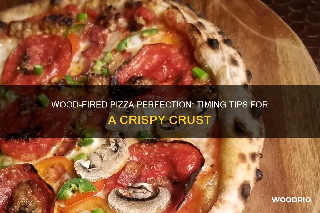 how long does wood fired pizza take
