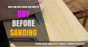 Wood Glue Drying Time: When Can You Safely Start Sanding?