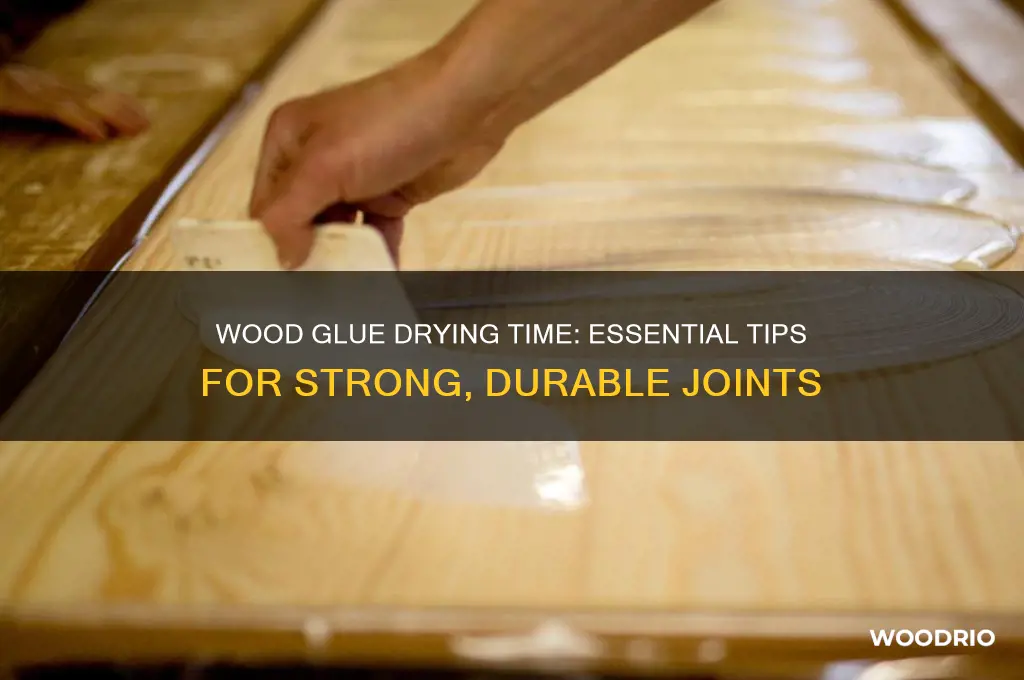 how long does wood glue need to dry