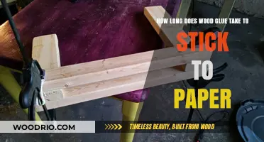 Wood Glue Drying Time: How Long to Stick Paper Effectively