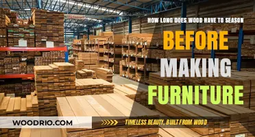 Seasoning Wood for Furniture: Optimal Drying Time Explained