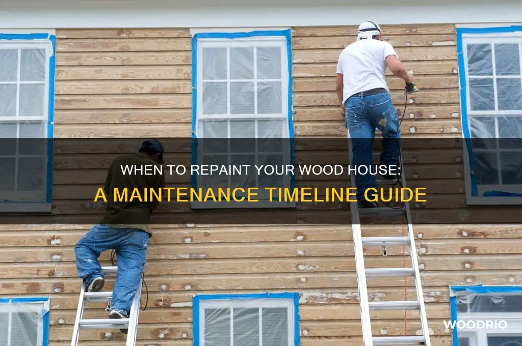 how long does wood house need to repaint