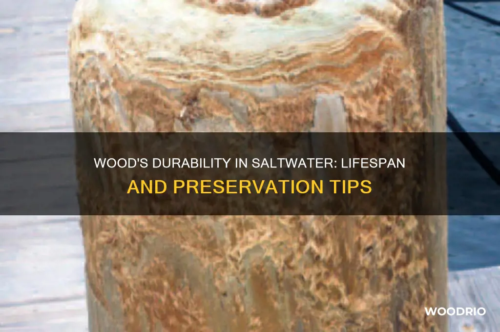 how long does wood last in saltwater