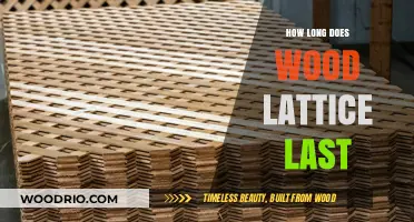 Durability of Wood Lattice: Lifespan, Maintenance, and Longevity Tips