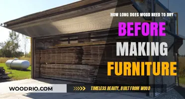 Optimal Wood Drying Time for Durable and Stunning Furniture Crafting