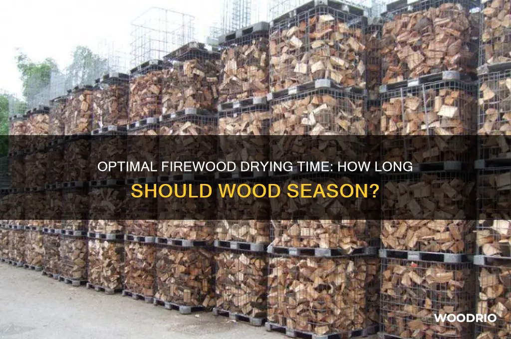 how long does wood need to dry for firewood
