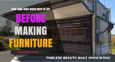 Optimal Wood Setting Time for Durable Furniture Crafting