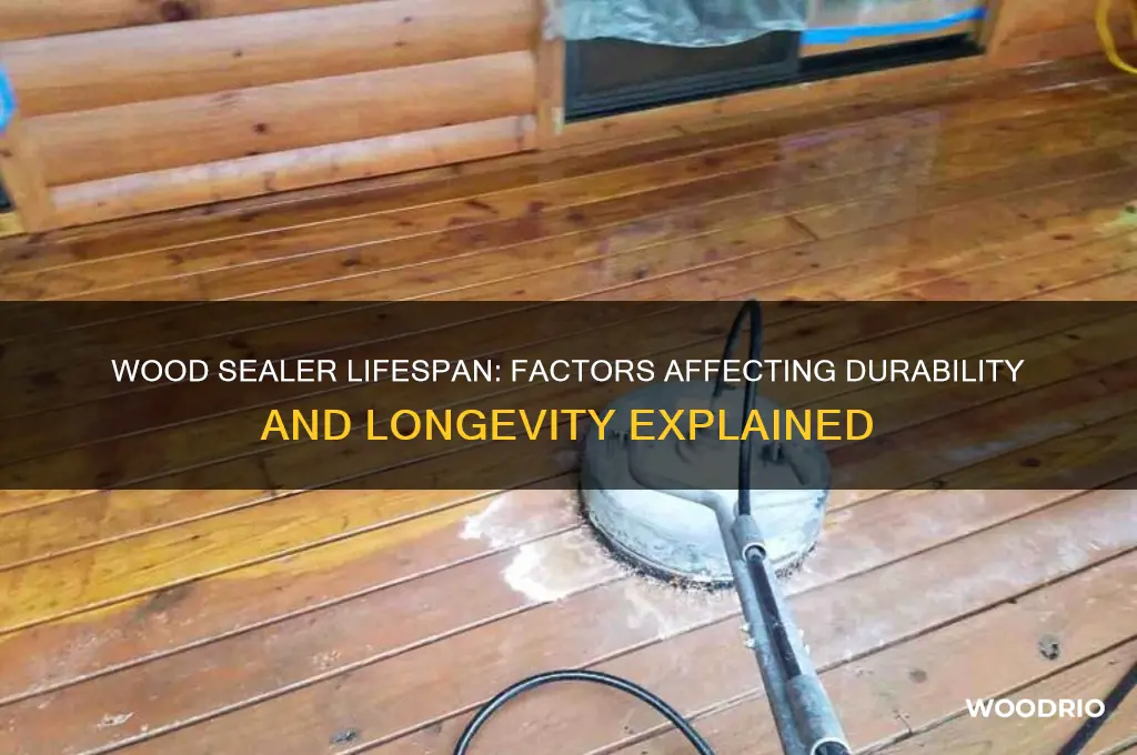 how long does wood sealer last