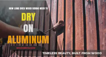 Drying Time for Wood Siding on Aluminum: Essential Tips and Guidelines