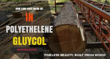 Polyethylene Glycol Wood Treatment: Optimal Soaking Duration Explained