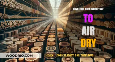 Air Drying Wood: Understanding the Timeframe for Optimal Results