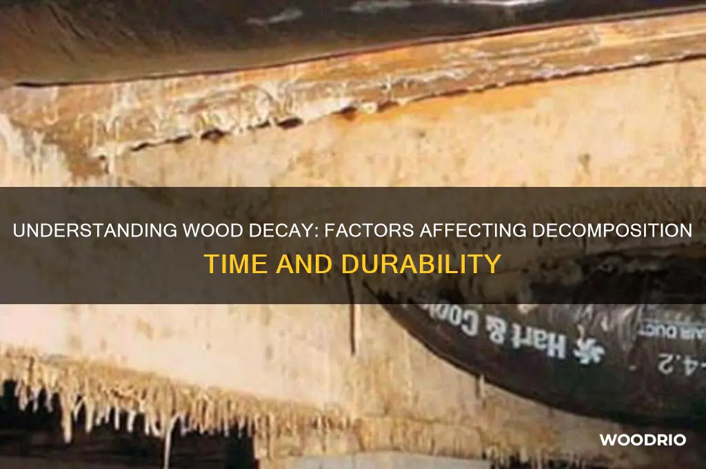 how long does wood take to devcay