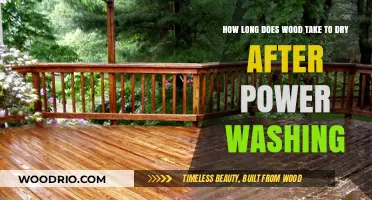Drying Time for Power-Washed Wood: What to Expect
