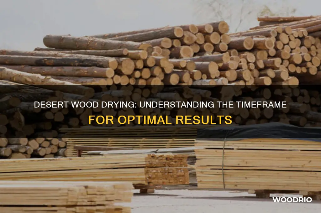 how long does wood take to dry in the desert