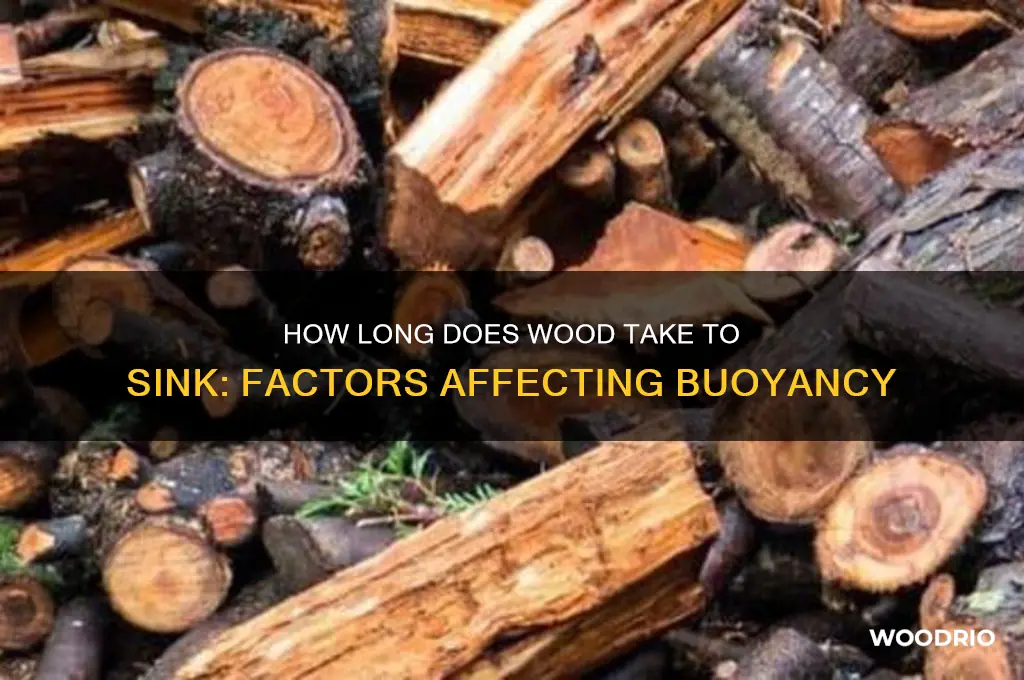how long does wood take to sink