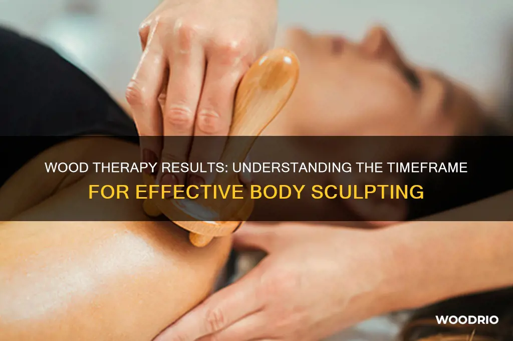 how long does wood therapy take to work