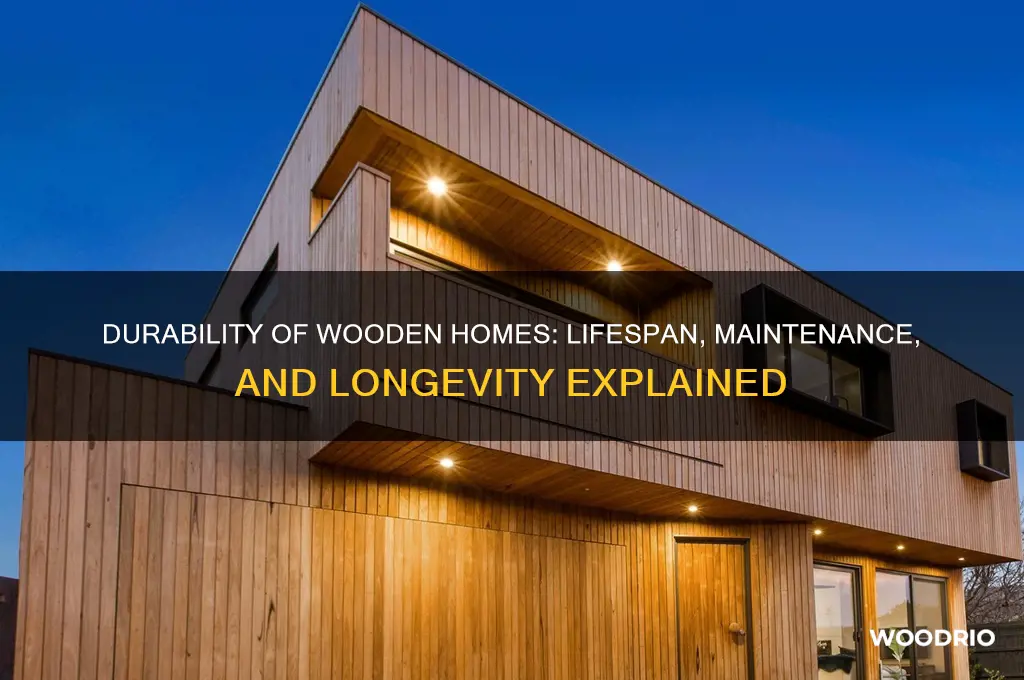 how long does wooden houes last