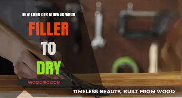 Minwax Wood Filler Drying Time: A Complete Guide for Woodworkers