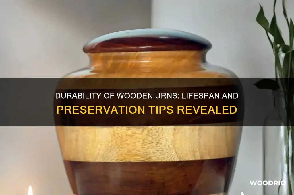 how long dp wooden urns last
