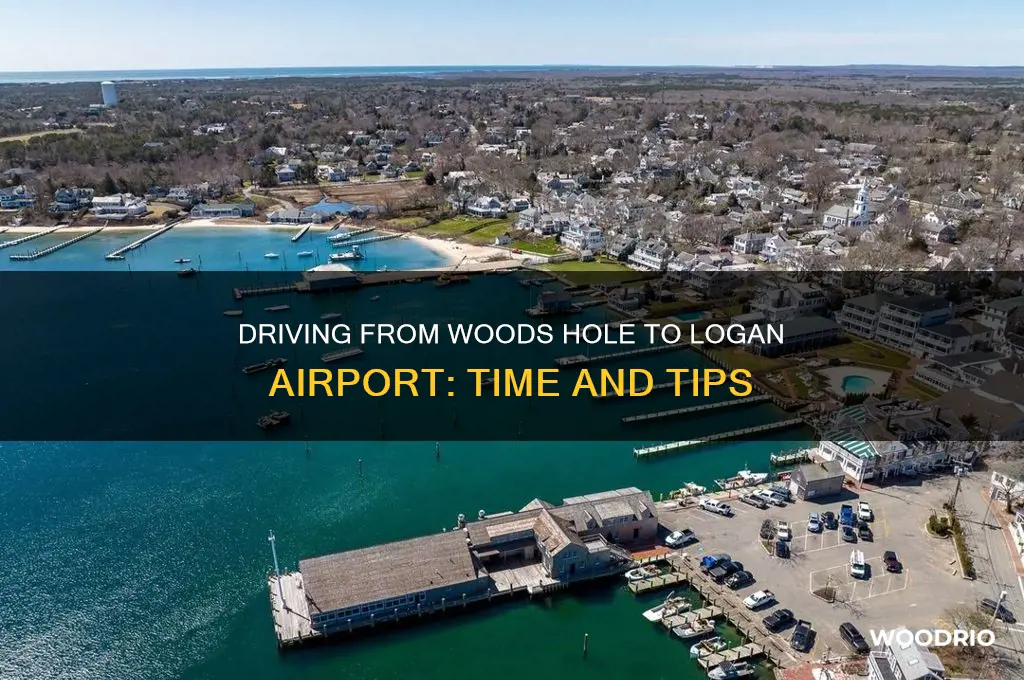 how long drive woods hole to logan airport