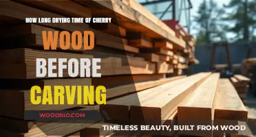 Cherry Wood Carving: Optimal Drying Time for Perfect Results
