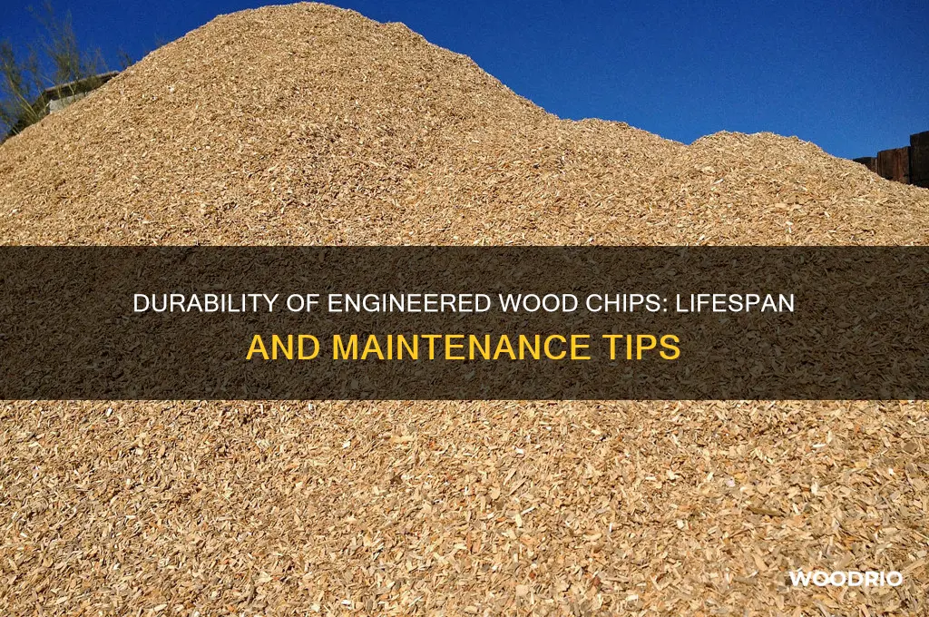 how long foes engineered wood chips last