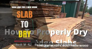 Drying Time for 2-Inch Wood Slabs: What to Expect