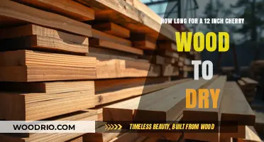 Drying Cherry Wood: Timeframe for 12-Inch Lumber to Cure Properly