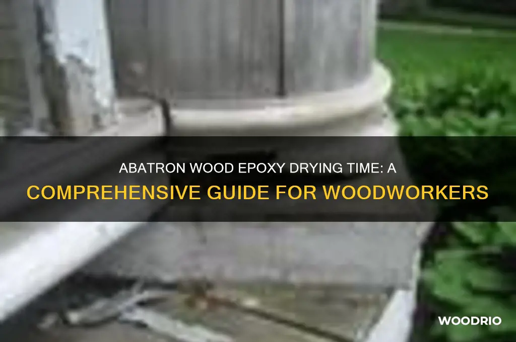 how long for abatron wood epox todry