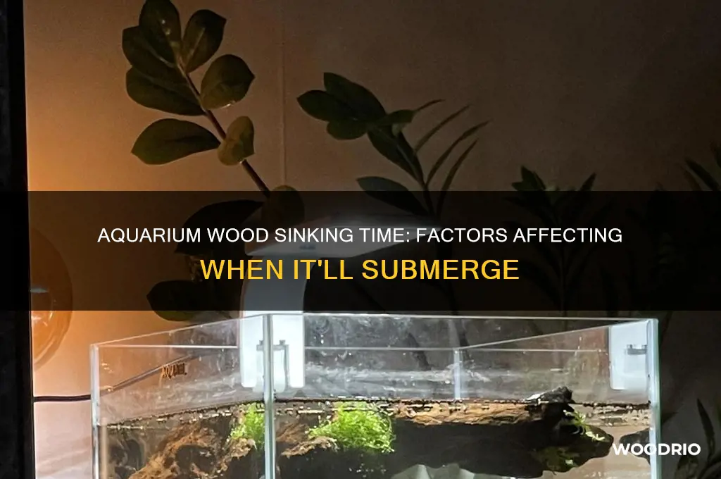 how long for aquarium wood to sink