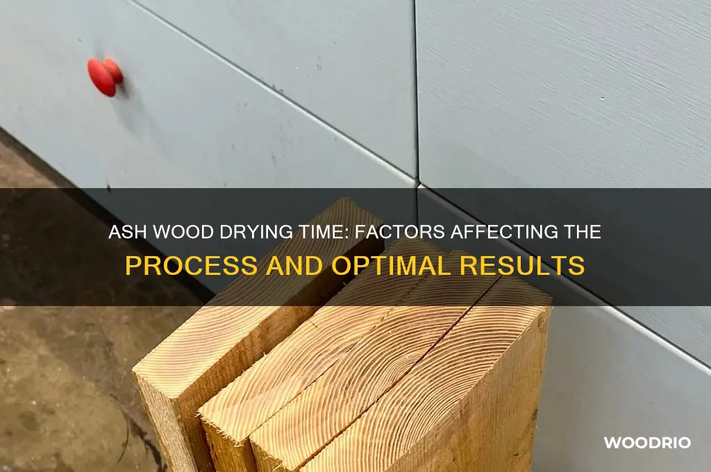how long for ash wood to dry