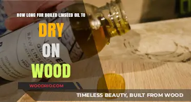 Boiled Linseed Oil Drying Time: How Long for Wood to Cure?