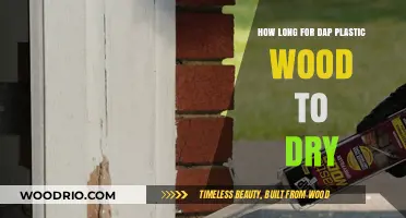 DAP Plastic Wood Drying Time: Quick Guide for Perfect Repairs