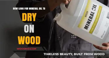 Mineral Oil Drying Time: How Long to Seal and Protect Wood