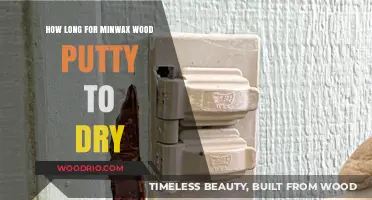 Minwax Wood Putty Drying Time: A Comprehensive Guide for Woodworkers