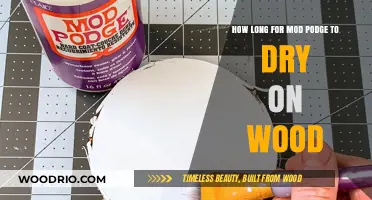 Mod Podge Drying Time on Wood: A Complete Guide